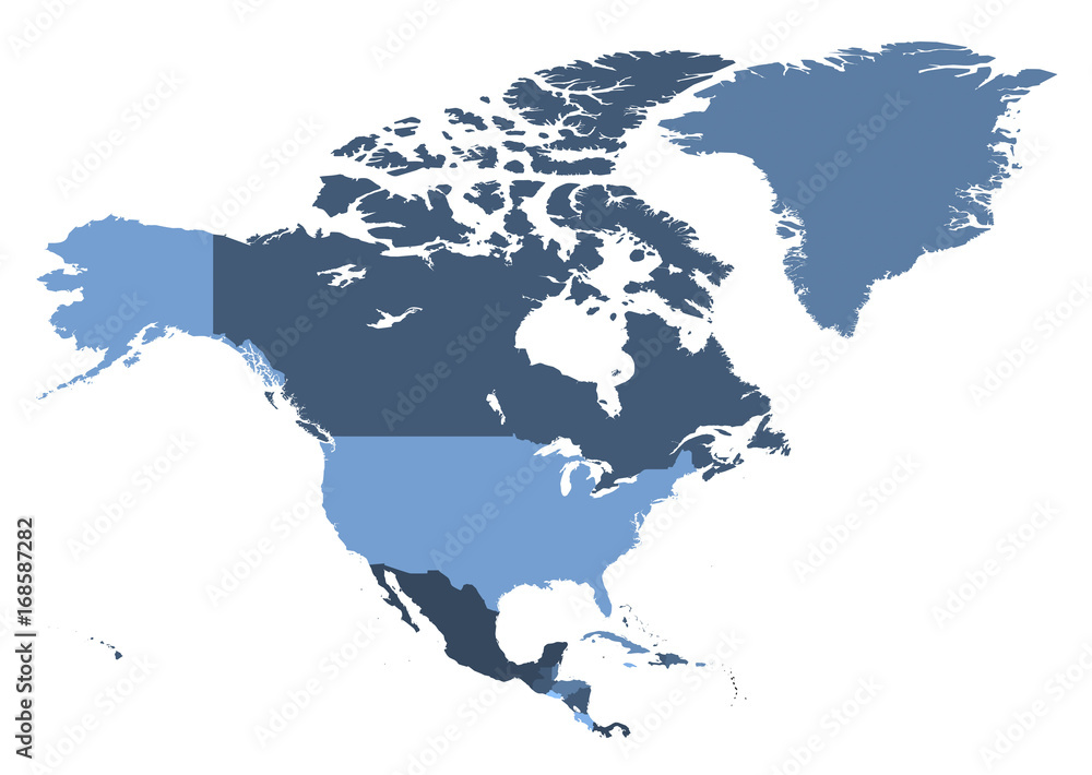 north-american-map-stock-illustration-adobe-stock