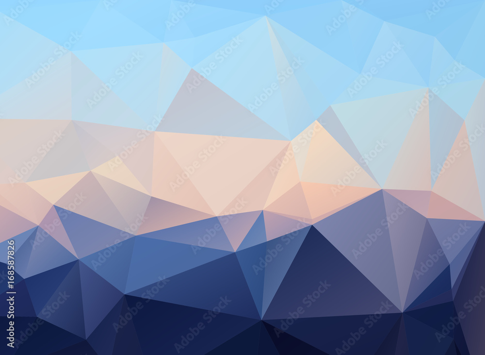 Fototapeta premium Triangular Abstract Vintage Pattern Design