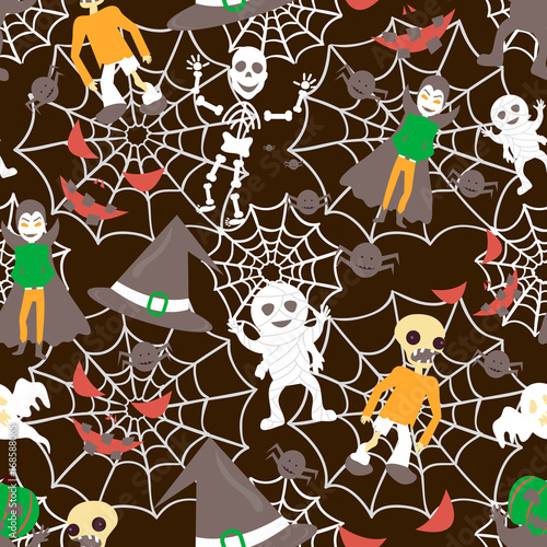 Seamless pattern for Halloween