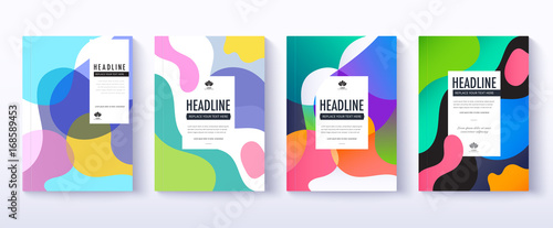 Colorful Covers design template. Brochure design vector.