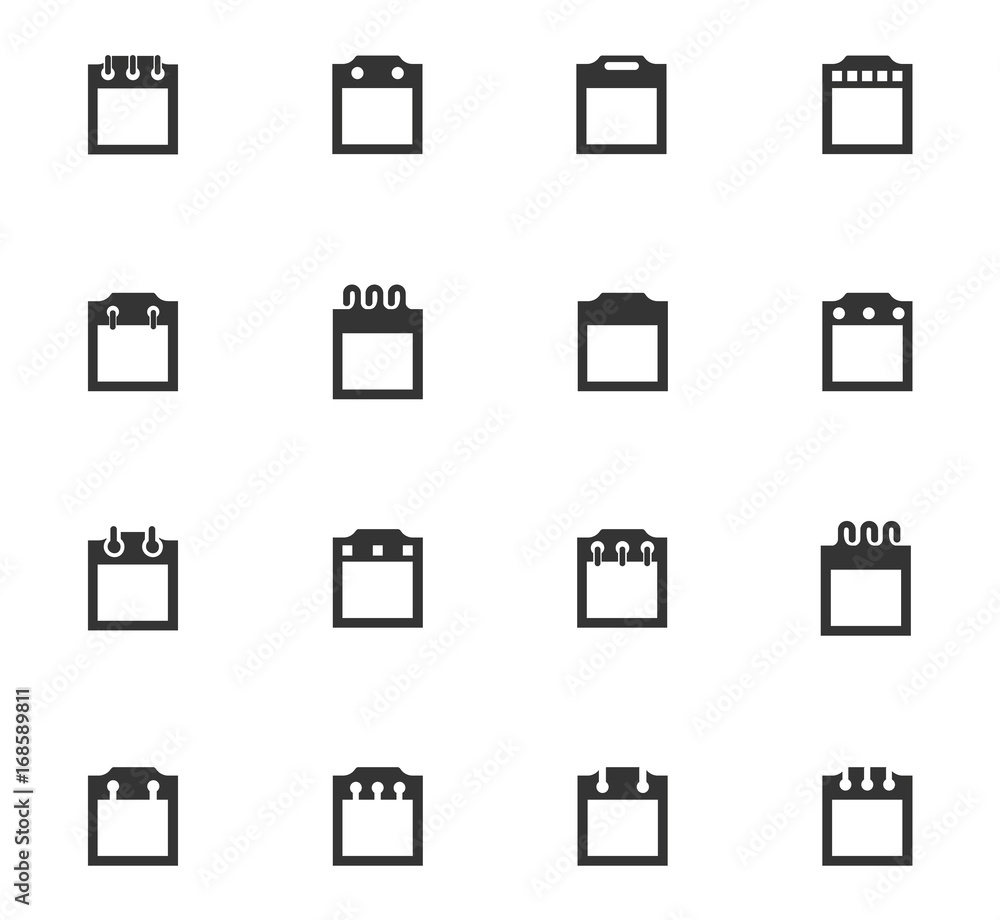 calendar icon set calendar icon set