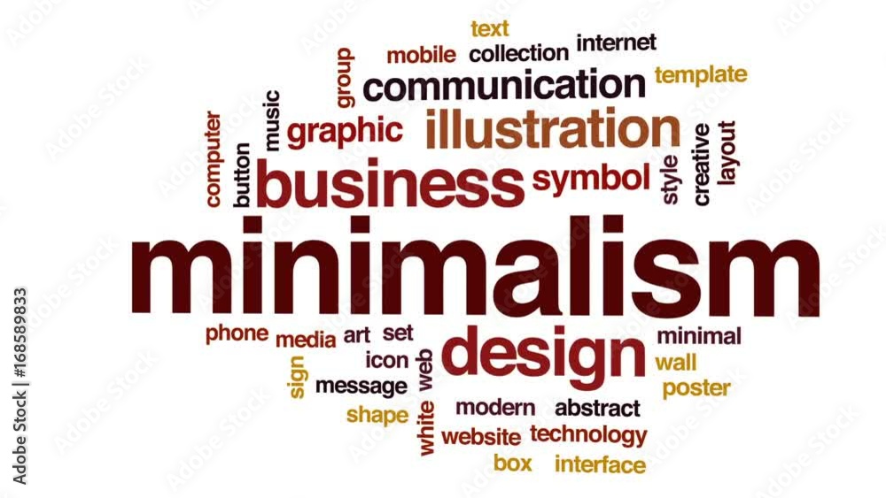 Minimalism animated word cloud, text design animation. Minimalism animated word cloud, text design animation.