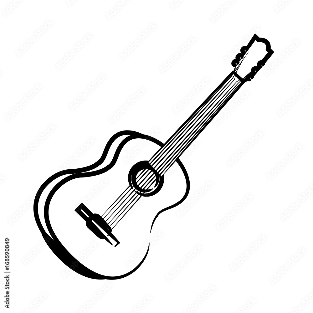 Fototapeta premium Musical instruments icons photo realistic vector set