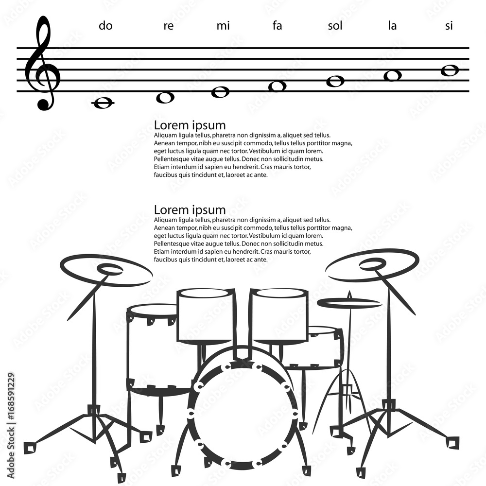 Musical instruments icons photo realistic vector set Musical instruments icons photo realistic vector set
