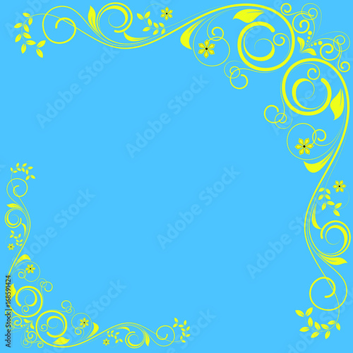 Vintage Flourish Corner Frame