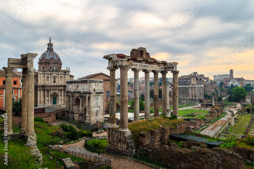 Roman Forum, Rome's historic center, Italy
