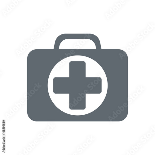 First Aid Kit Symbol and Medical Services Icon
