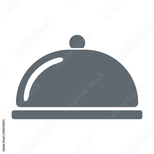 Cloche icon simple flat style