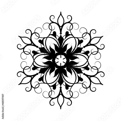 Artistic Xmas Snowflake