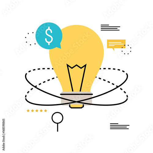 Financial consulting, finance guidance, business advisor, investment assistance, money management vector illustration design for mobile and web graphics