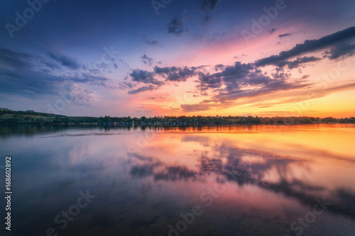 Beautiful scene with river ...