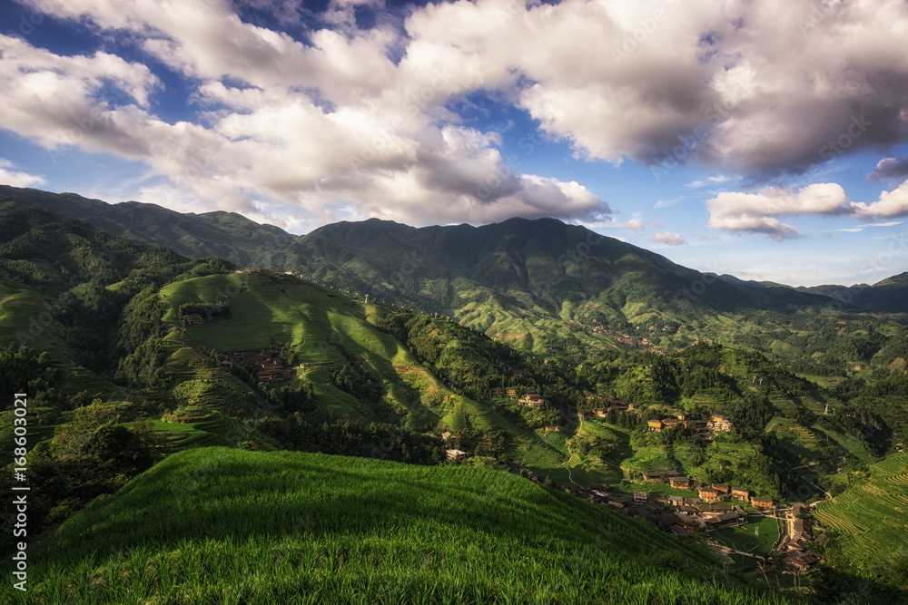 Obraz premium Longi rice terrace
