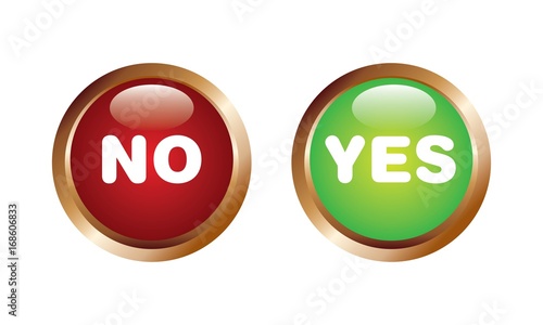 No and Yes Button