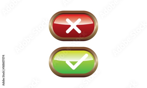 No and Yes Button