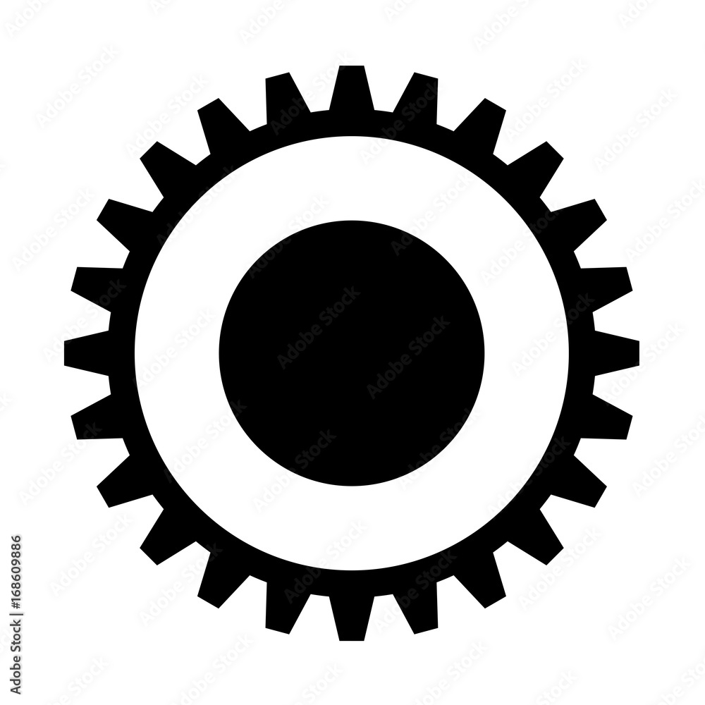 Vector Shape Cog Wheel