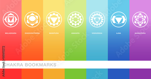 Chakras energy healing, sacred geometry vector