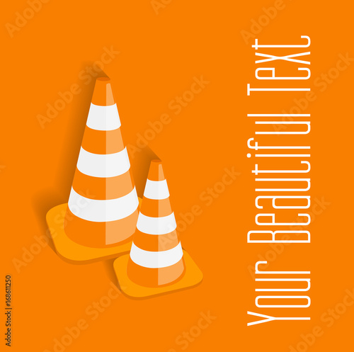 Traffic Cone Vector