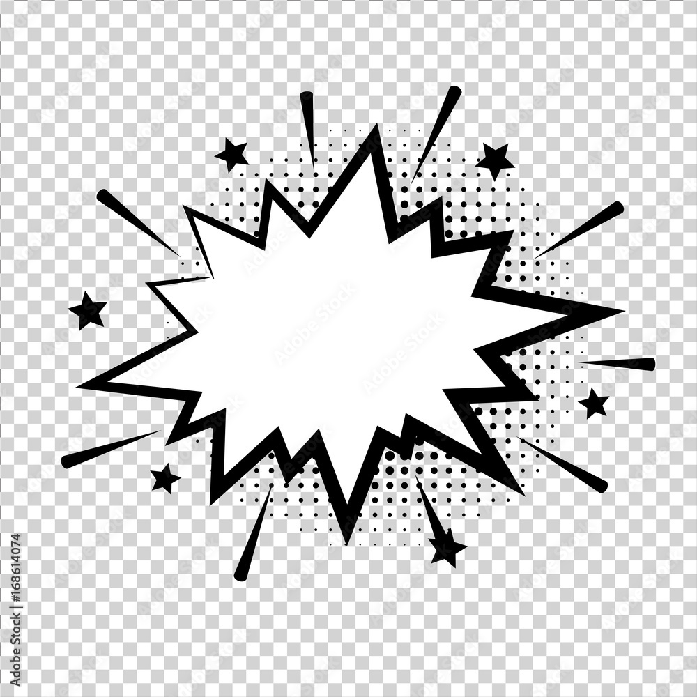 Vector comic explosion. Comic cartoon speech bubble for different emotions: Wow, Omg, Boom, Gtfo, Yeah, Damn, Wtf without text. Vector comic explosion. Comic cartoon speech bubble for different emotions: Wow, Omg, Boom, Gtfo, Yeah, Damn, Wtf without text.