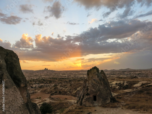 Sunset over Cappadocia