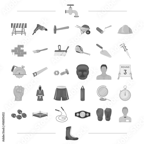 building, architecture and other web icon in black style.sport, boxing, Olympics icons in set collection.