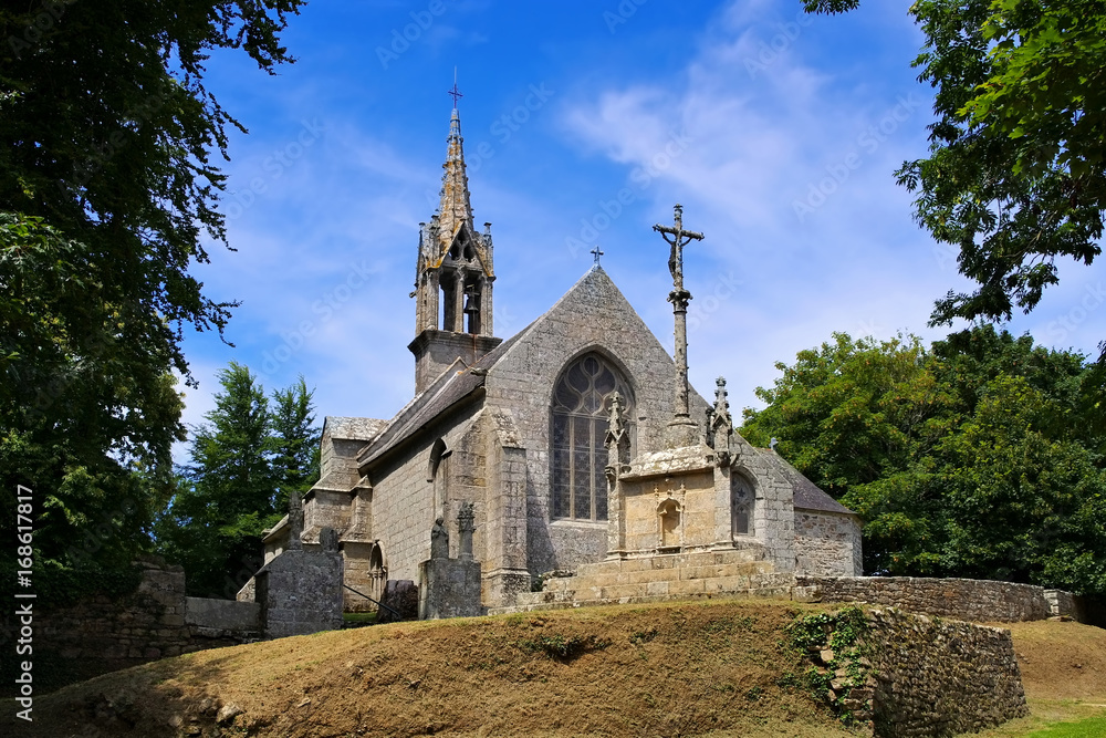 Chapelle Saint-Laurent in Goulien in der Bretagne, Frankreich - Chapelle Saint-Laurent in Goulien, Brittany