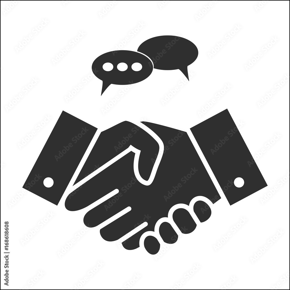 Business people handshake in grey colors Business people handshake in grey colors