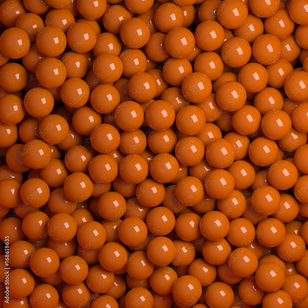 Orange balls background. 3D Rendering. Orange balls background. 3D Rendering.