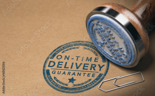 Courier Service, Image of On Time Delivery Guarantee
