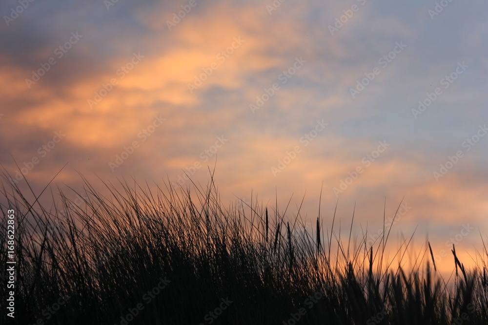 Sonnenuntergang am Strand