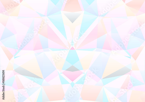 Colorful pastel background in style Low Poly, geometric background, vector illustration