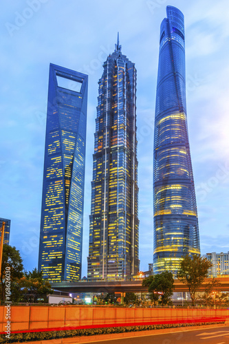 Photography Architectural scenery and skyline of Shanghai