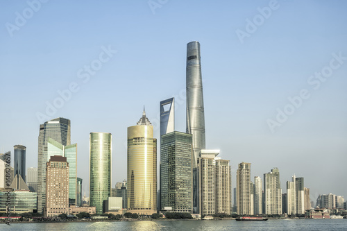 Architectural scenery and skyline of Shanghai