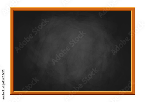 Blackboard on white background