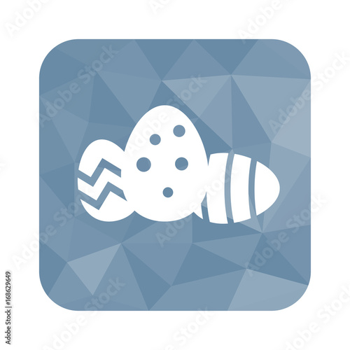 Low Poly Button - Ostereier