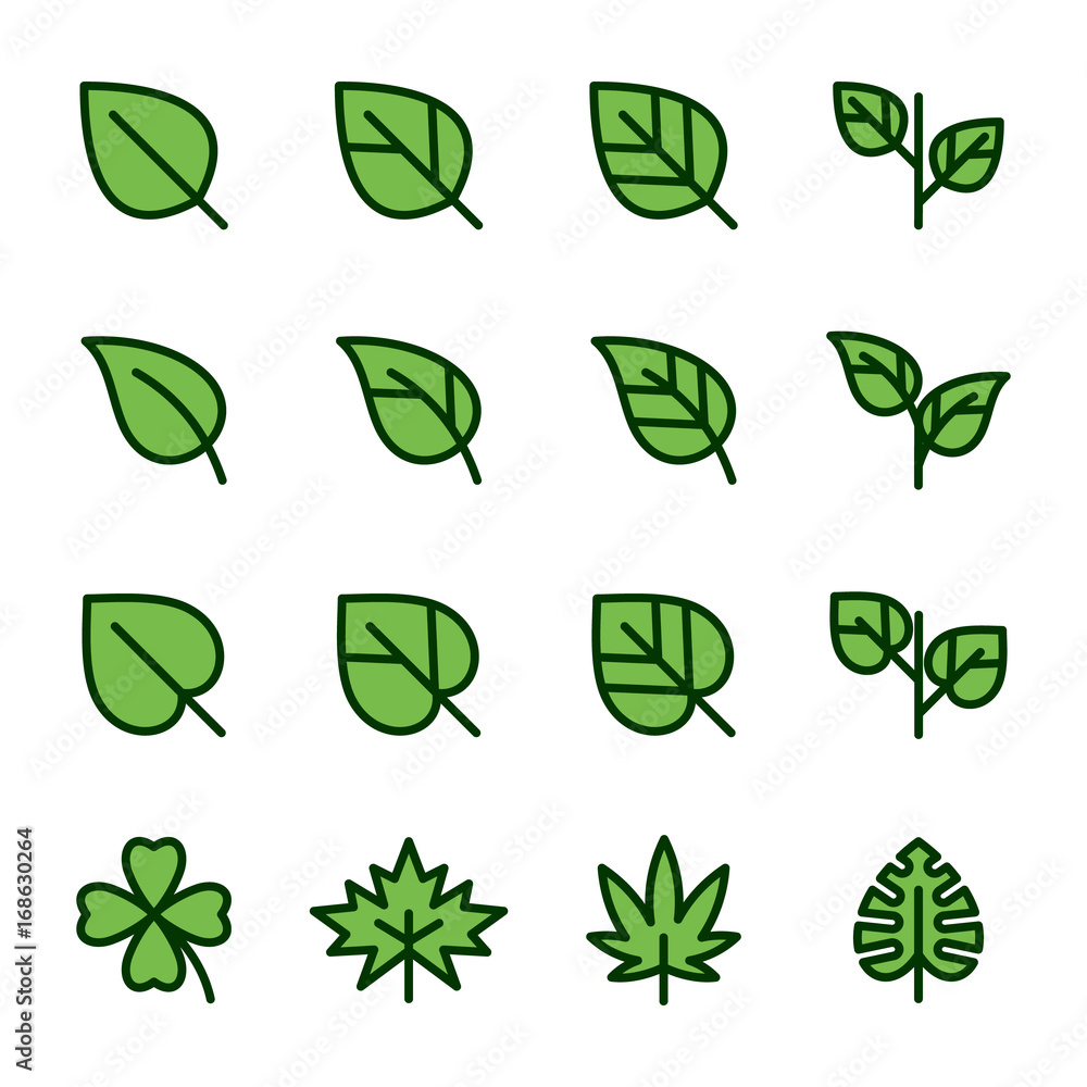 Leaf Vector Icons