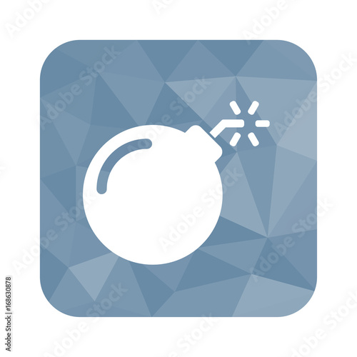 Low Poly Button - Bombe