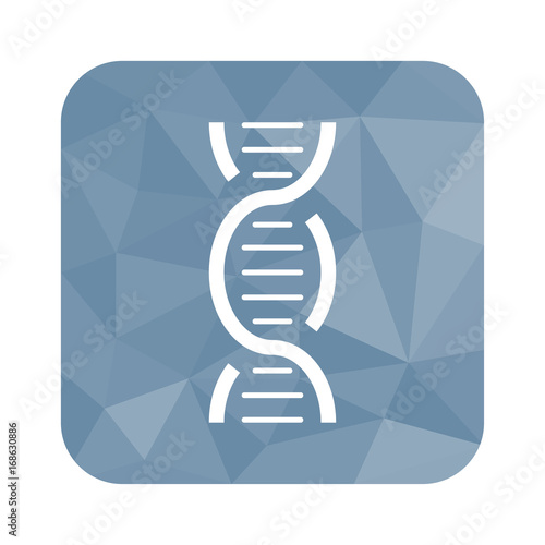 Low Poly Button - DNA-Strang