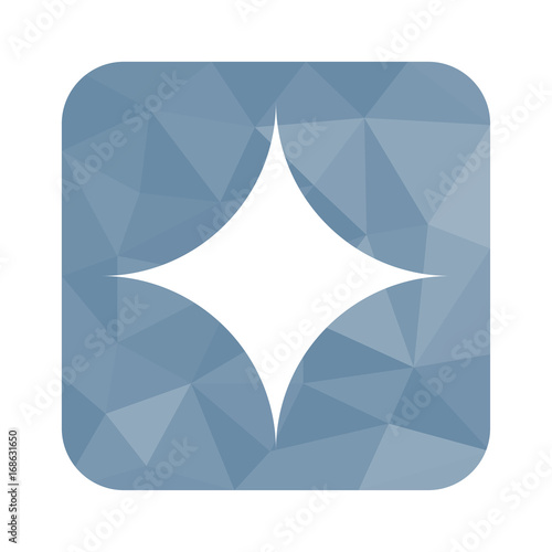 Low Poly Button - Stern