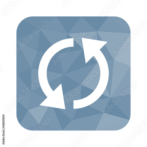 Low Poly Button - Ladezeichen