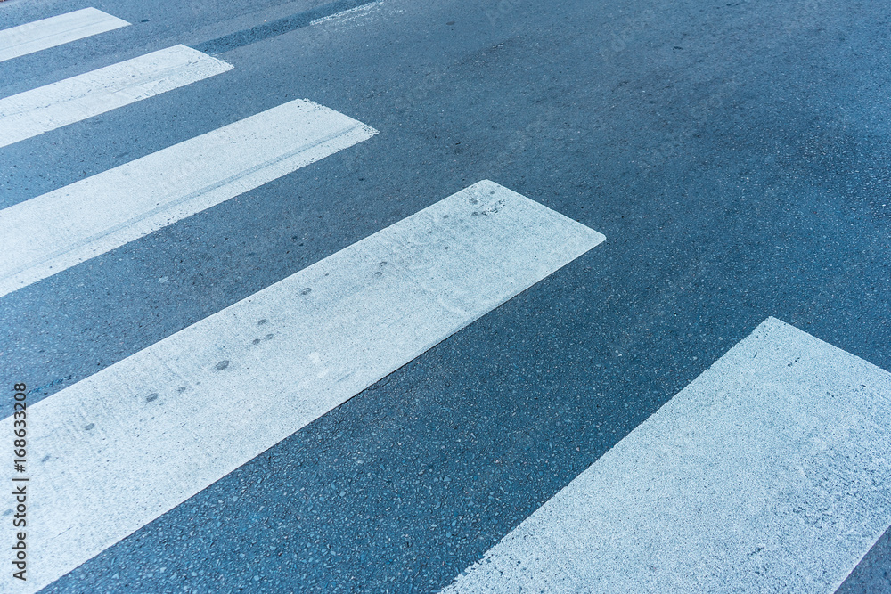 Fototapeta premium zebra crossing lines