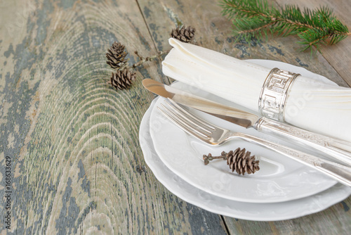 Christmas table with Christ...