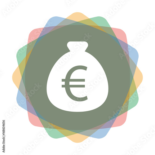 App Icon farbig Geldsack Euro
