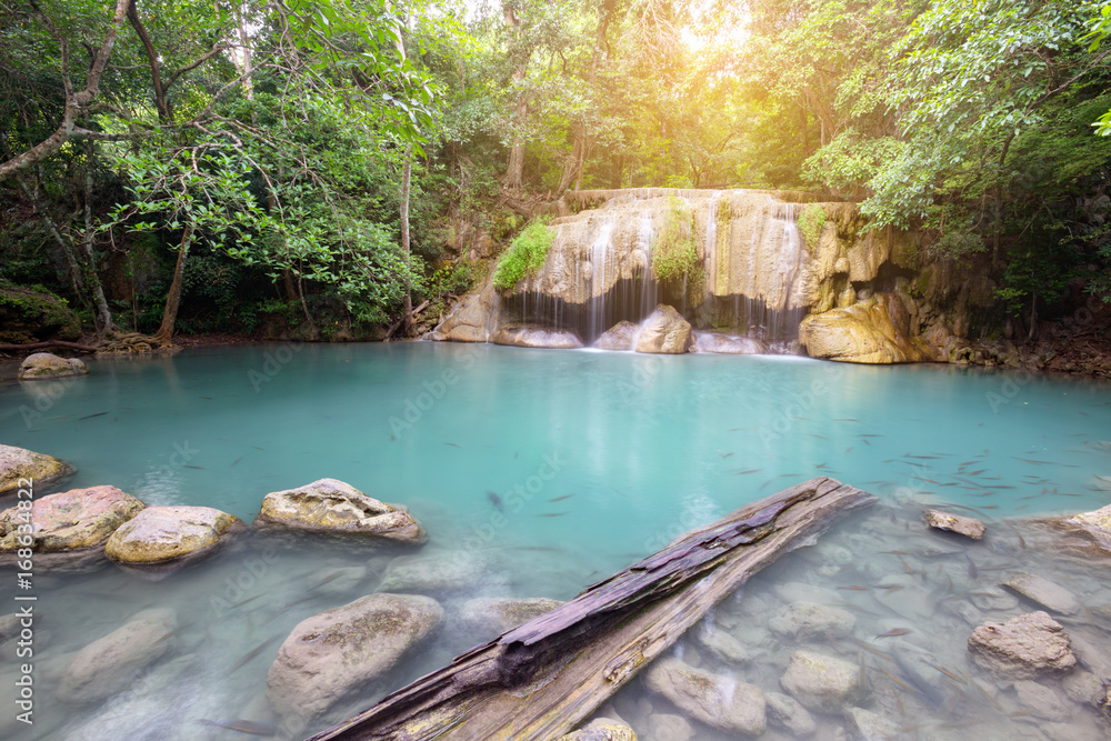 Naklejka premium Fisher boy silhouette