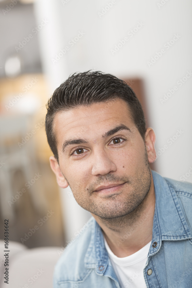 portrait of handsome young man portrait of handsome young man