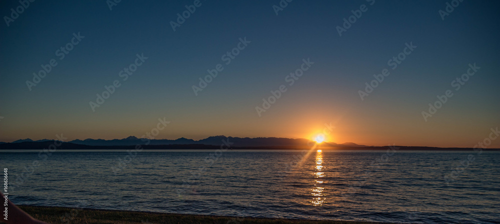 Naklejka premium sunset