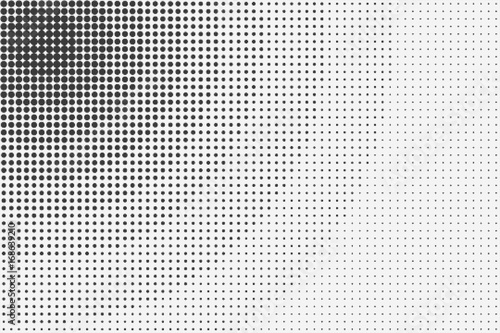 Black and White Halftone Abstract Background