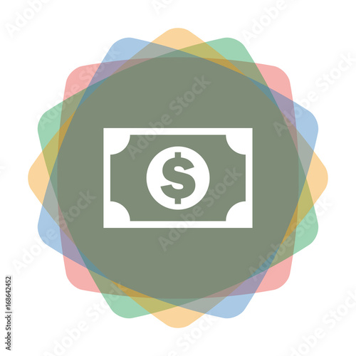 App Icon farbig Dollarschein