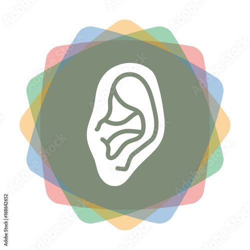 App Icon farbig Ohr