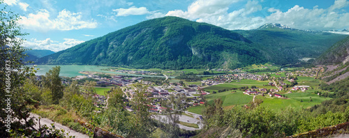 Panorama Gaupne, Norwegen