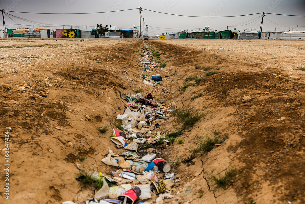 Jordanien-gößtes Flüchtlingscamp der Welt-Zatari